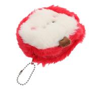 Beaupretty Apples Shaped Plush Coin Purse Portable Fruit Design Wallet for Women for Coins Lipsticks Data Cables Cute Compact Storage for Daily Use