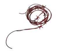 Beaupretty Artificial Barbed Wire Trim Sturdy Fake Cord for Halloween Decor Robust Plastic Barb Chain Prop for Haunted House and Scary Party Decorations