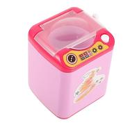 Beaupretty Automatic Makeup Brush Cleaner Machine Mini Electric Washer Deep Cleansing for Multiple Brushes and Sponges Compact Pink Turbo Without Battery