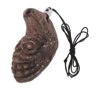 Beaupretty Aztec Death Whistle Clay Ocarina Whistle 125db Loud Noise Maker Handmade Clay and Cloth Material with Indigenous Style for Halloween Prank and Haunted House Experiences