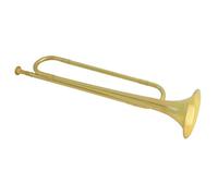 Beaupretty B Flat Beginner Trumpet for Teens Polished Brass Musical Instrument Construction Suitable for Classical Jazz Pop Music Performance
