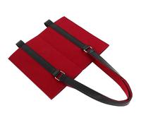 Beaupretty Bag Well-protected with Wine Portable Carrier Felt for Handle Dual Thick Pu Material Tote Bottles Bottle, Picnics Parties