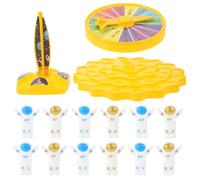 Beaupretty Balance Spaceman with Plastic Astronaut Blocks Educational Stacking Game for Enhancing Fine Motor Skills Hand-eye Coordination and Social Interaction