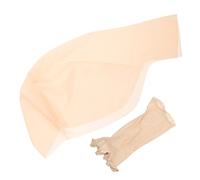 Beaupretty Bald Head Hair Net Suit Easy to Wear Latex Wig Hat for Adults Cosplay Bald Cap Makeup Accessory