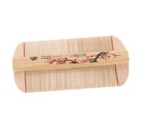 Beaupretty Bamboo Grate for Thick Hair Double Sided Fine Tooth Design Dandruff Comb Grooming Tool for Pet Hair Dog Shedding Comb Vintage Bamboo