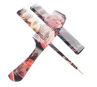 Beaupretty Barber Combs Retro Hair Styling Tool Comb Set Men's Wide Hair Comb Easy Detangle Stylish Look Salon