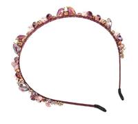 Beaupretty Baroque Crystal Hair Hoop Elegant Bridal Headband with Sparkling Rhinestones Comfortable Fit Party Wedding Hair Accessories for Women