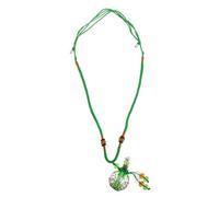 Beaupretty Baroque Glass Essential Oil Diffuser Necklace Elegant Aromatherapy Pendant for Women Unique Fragrance Bottle Jewelry for Irish Festival Celebrations