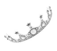 Beaupretty Baroque Rhinestone Crown for Bride Elegant Tiara Headpiece for Women Stunning Wedding Accessories for Parties Celebrations Unique Design with Dazzling Luster for Special Occasions