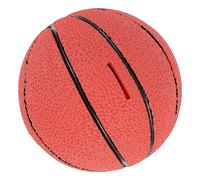 Beaupretty Basketball Shaped Piggy Bank Vinyl Coin Money Bank for Boys Large Basketball Theme Desktop Decor Easy to Use and Safe with No Odor Rough Edges