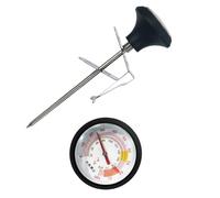 Beaupretty Bbq Set No Battery Required Stainless Steel with Clip and Silicone Cover, Convenient Outdoor Bbq Food Temperature Probe Accurate Cooking for Meat