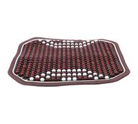 Beaupretty Beaded Seat Cover Summer Cooling Pad Car Seat Cushion Wooden Beads Accessory for Various Car Models Coffee