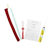 Beaupretty Beginner Dizi Flute G Key with Simulation Jade Finish, Food-grade Material Chinese Traditional Mini Flute Set with Accessories for Learning, Parties, and Music Performance