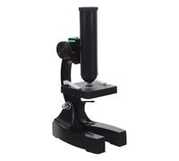 Beaupretty Beginner Microscope for High School Biology Microscope Kit Plastic with Sturdy Base Precision Knobs Observation Stability Versatile Scientific Applications for Students in Primary