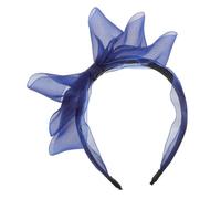 Beaupretty Big Bow Headband Gauze Vintage Headband for Women Girls Knotted Bow Hair Band