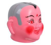 Beaupretty Big Head Doll Mask for Adorable Full Face Cosplay Mask for Stage Performances Chinese Doll Drama Prop for Yangko Dragon Lion Dances Breathable Durable Design
