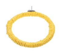 Beaupretty Bird Swing Perch Rope Toy Paper Rope Parrot Cage Accessory Natural Hanging Stand Perch for Budgies Cockatiels Small Parakeets Boredom Breaker