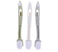 Beaupretty Birdcage Cleaning Brush and Long Handle 3pcs with Dual Brush Heads Abs Material Easy to Use Multipurpose Design for Effective Cage Cleaning