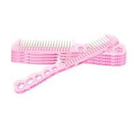 Beaupretty BJD Doll Hair Care Comb Set 5pcs Pink Plastic Wig Brush Metal Pins for Synthetic Hair Styling and Doll Grooming for Boys and Girls and Collectors