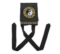 Beaupretty Black Taoist Hat Acrylic Chinese Tradition Cosplay Accessory for Adults Comfortable Lightweight Cap Suitable for Halloween Ghost Festival Party Stage Shows