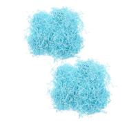 Beaupretty Blue Crinkle Paper Cut Gift Bag Filler 200g High Fluff Softness Shred Paper for Gift Baskets Back to School Decorations Parent-student Projects