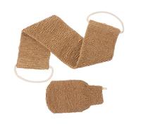 Beaupretty Body Exfoliating Bath Towel Long Strip Gloves Skin Cleaning Tool Hand Scrub Exfoliator