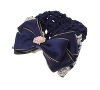 Beaupretty Bowknot Hair Bun Cover with Elastic Mesh Net for Women Nurses and Flight Attendants Comfortable Professional Hair Cap for Secure Quick Styling and Neat Workplace Appearance