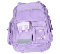 Beaupretty Boy Girl's Backpack for School Lightweight Laptop Bag Multi Pocket Cute Girl Backpack for Middle School Teens