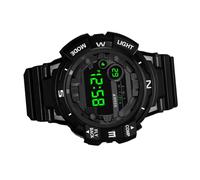 Beaupretty Boys and Girls Digital Watch for Students, Multi-Functional Digital Sport Watch with Adjustable Strap, Waterproof Luminous Design, Black Wristwatch for Holiday and Everyday Use