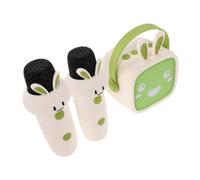 Beaupretty Boys and Girls Portable Wireless Karaoke Speaker Mini Speaker Microphone for Singing Educational Storytelling at Home