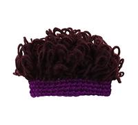 Beaupretty Boys Girls Boys and Girls Bobble Hat Wig Cap Warm Knitted Beanies Hats