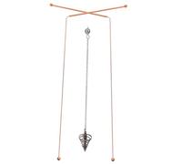 Beaupretty Brass Dowsing Rods Lightweight Water Divining Wands with Pendulum Pendant for Ghost Hunting Treasure Prospecting and Spiritual Exploration Outdoors