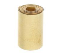 Beaupretty Brass Metal Sheet Roll 0.05mm X 10mm X 1m Thin Foil Strip for Plumbing Electrical Repair Car Parts and Crafting DIY Projects