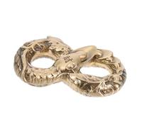 Beaupretty Brass Snake Figurine Hand Exercise Tool for Finger Strength and Coordination Brass Sculpture for Home Decor and Gift Miniature Snake Ornament for Hand Therapy and Display
