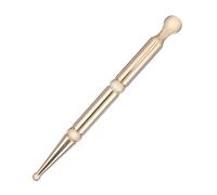 Beaupretty Brass Trigger Point Massage Stick for Face and Foot, Deep Tissue Acupuncture Point Massager Bar for Relief and Muscle Relaxation, Manual Acupressure Tool for Physical Therapy