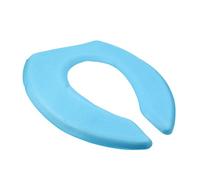 Beaupretty Breathable EVA Self-Adhesive Toilet Seat Cushion U-Shape Pedestal Pan Pad Comfortable Warm Bathroom Mat Blue for Home Office