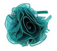 Beaupretty Bridal Flower Headband for Wedding Large Lace Floral Headband Women's Hair Accessory for Party Birthday