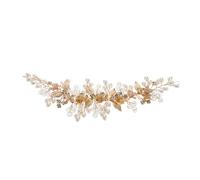 Beaupretty Bridal Hair Accessories Handmade Rhinestone Headband for Weddings Elegant Hair Vine for Brides Durable Floral Headdress Chic Updo Loose Style Hairpiece for Bridesmaids