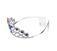 Beaupretty Bridal Headpiece Baroque Tiara Crown Crystal Rhinestones Queen Crown Wedding Hair Accessory Diamond