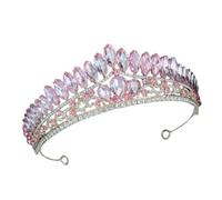 Beaupretty Bridal Tiara Crown for Women Crown Headband Wedding Headpiece Unique Design for Dance Party Birthday Multi Occasion Hair Accessories for Bride and Bridesmaids