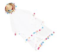 Beaupretty Bridal Veil with Ball Decoration Lightweight Tulle Wedding Accessory for Bride Elegant Hairpiece for Engagement and Bachelorette Party Classic Style Veil for Various Outfits