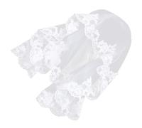 Beaupretty Bridal Veils for Boys and Girls Lightweight Airy Veils Delicate Embroidery for Wedding Party Costume