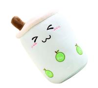 Beaupretty Bubble Tea Pillow Kawaii Milky Tea Pacifying Cushion Soft Skin-friendly Hugging Doll for Home Car Office Birthday
