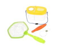 Beaupretty Bug Catcher Observation Box with Magnifier Transparent Insect Collection Cage for Outdoor Exploration Educational Enhancing Imagination and Cognitive Skills Four Kit for Boys