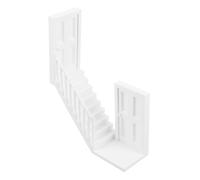 Beaupretty Building Model Accessories Home Decor Sand Table Model Materials Handrail Scenery Tiny Staircase Sand Table Handrail Prop White