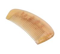 Beaupretty Bull Horn Comb for Fine and Thick Hair Gua Sha Scalp Massage Hairbrush Draining Function for Scalp and Indian Head Massage