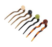 Beaupretty Bun Updo Hair Accessories 4pcs U-shaped Vintage Hair Pins for Women Girls