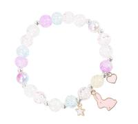 Beaupretty Bunny Crystal Beads Bracelet for Cartoon Charm Friendship present for Little for Parties and Everyday Wear Fit Eye Catching Accessory