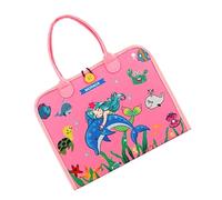 Beaupretty Busy Board Learning for Wear Resistant Sensory Activity Board Educational Dressing Skills for Travel and Development Random Patterns Pink