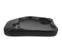 Beaupretty Calligraphy Grinding Inkstone for Students Traditional Chengni Ink Slab with Ink Tray for Preserving and Drawing Calligraphy Art Supplies